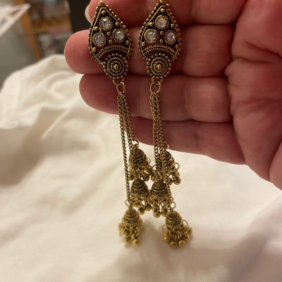 Gorgeous Bell Drop Earrings - Picture 2 of 4